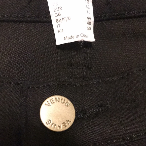 Sz 10 Venus Jeans | Black & Mint Green | NWOT | Skinny - Picture 9 of 9